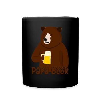 Bear with Beer Brewing Home Brewery - Mug uni - noir - Devant