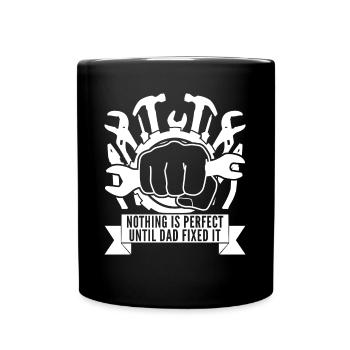 Dad DIY Workshop Craftsman Handyman - Tasse einfarbig - Schwarz - Vorne