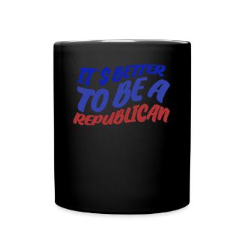 Republican Conservative Republicans - Tasse einfarbig - Schwarz - Vorne