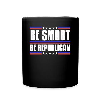 Republicans Conservative Republican Vote - Tasse einfarbig - Schwarz - Vorne