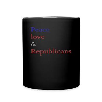 Vote Republicans Conservative Republican - Tasse einfarbig - Schwarz - Vorne