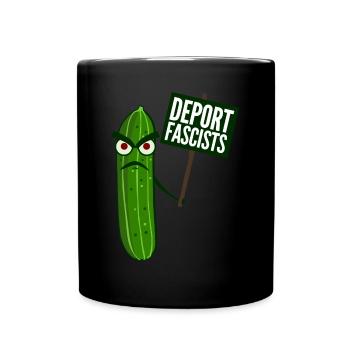 Respect Tolerance Humanity Antifascism - Full Colour Mug - black - Front