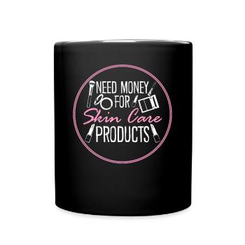 Face Mask Serum Skin Care Sunscreen - Full Colour Mug - black - Front