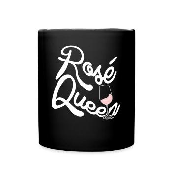 Rosé Wine Glasses Red Wine Vino - Tasse einfarbig - Schwarz - Vorne