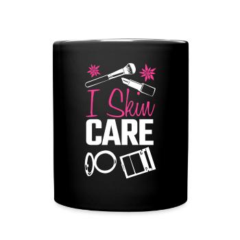 Serum Sunscreen Skin Care Face Mask - Full Colour Mug - black - Front
