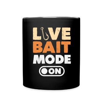 Drôle d’amateur de poisson-chat poisson à tête plate - Mug uni - noir - Devant
