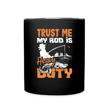Drôle d’amateur de poisson-chat poisson à tête plate - Mug uni - noir - Devant