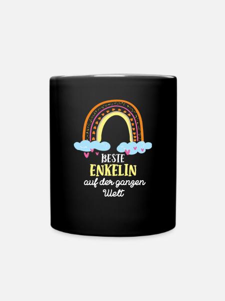 Enkelin Geburtstag Enkeltochter Mädchen Enkelkind - Tasse einfarbig - Schwarz