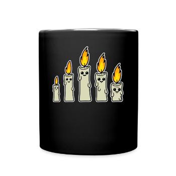 Candle Candlemaking Candles - Full Colour Mug - black - Front