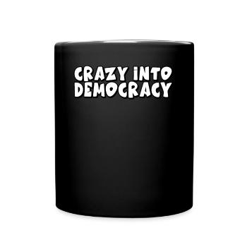 Democratic Elections Democracy Democrat - Full Colour Mug - black - Front