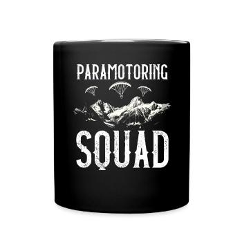 Paramotoring paramotoring - Full Colour Mug - black - Front