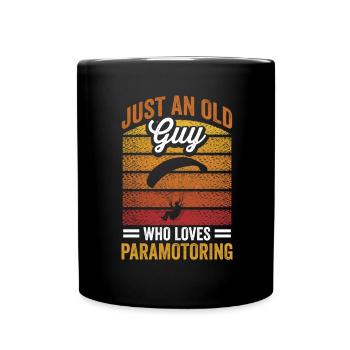 Paramotoring paramotoring - Full Colour Mug - black - Front