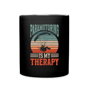 Paramotoring paramotoring - Full Colour Mug - black - Front