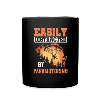 Paramotoring paramotoring - Full Colour Mug - black - Front