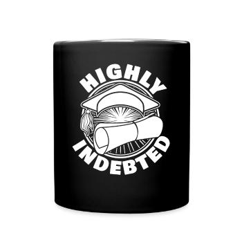 Semester Fee Student Tuition Fee - Full Colour Mug - black - Front