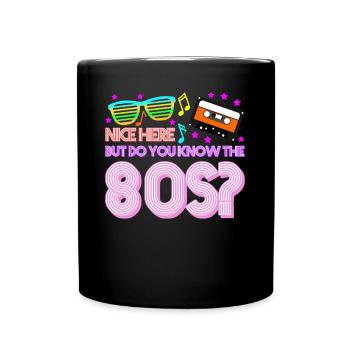 1980 Retro 80s - Full Colour Mug - black - Front