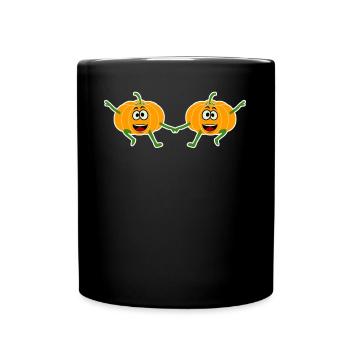 Pumpkins Joke Pumpkin - Full Colour Mug - black - Front