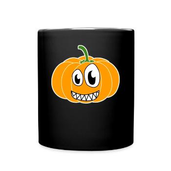 Pumpkins Crazy Pumpkin - Full Colour Mug - black - Front