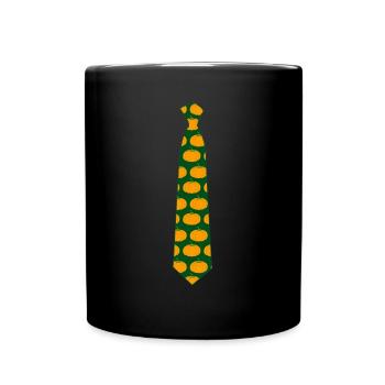 Pumpkin Tie Pumpkins - Full Colour Mug - black - Front