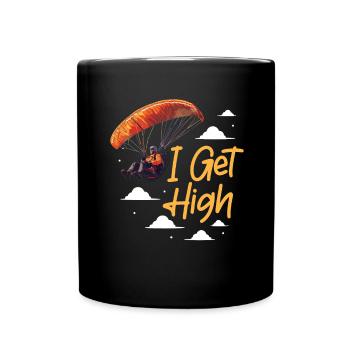 Paramotoring paramotoring - Full Colour Mug - black - Front
