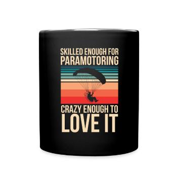 Paramotoring paramotoring - Full Colour Mug - black - Front