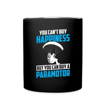 Paramotoring paramotoring - Full Colour Mug - black - Front