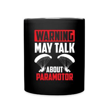 Paramotoring paramotoring - Full Colour Mug - black - Front