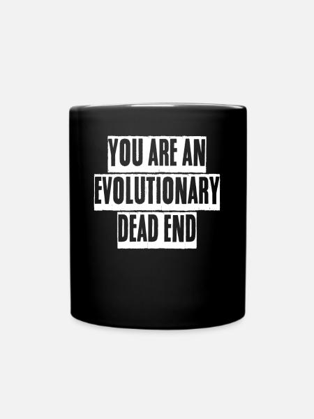 Darwinism Misanthrope Darwin - Tasse einfarbig - Schwarz