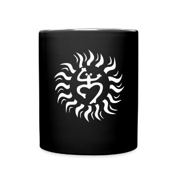 Coqui Frog Symbol Taino Boricua Puerto - Full Colour Mug - black - Front