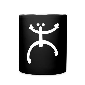 Coqui Frog Symbol Taino Boricua Puerto - Full Colour Mug - black - Front