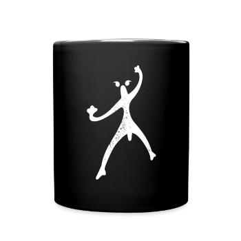 Coqui Frog Symbol Taino Boricua Puerto - Full Colour Mug - black - Front