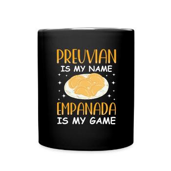 Mexican Venezuelan Empanada - Full Colour Mug - black - Front