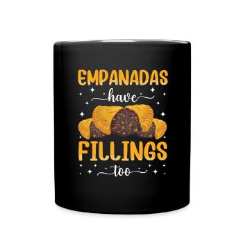 Mexican Venezuelan Empanada - Full Colour Mug - black - Front