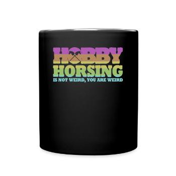 Hobby Horsing with Hobby Horse - Full Colour Mug - black - Front