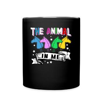Hobby Horsing Équitation Hobby Cheval - Mug uni - noir - Devant