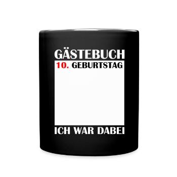 10e anniversaire fille 10 ans garçon cadeau - Mug uni - noir - Devant