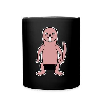 Naked Mole Rat - Full Colour Mug - black - Front