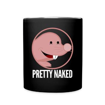 Pretty Naked Mole Rat - Full Colour Mug - black - Front