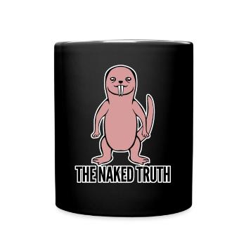 Naked Mole Rat Joke - Full Colour Mug - black - Front