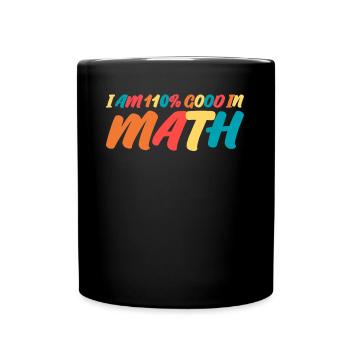 Math Teacher Maths Mathematics Physics - Tasse einfarbig - Schwarz - Vorne