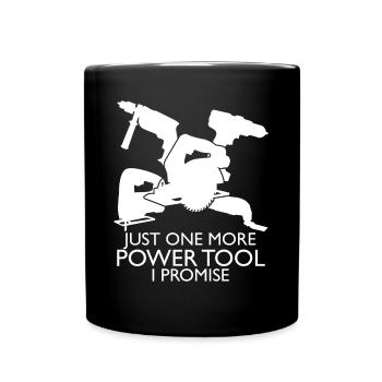 Power Tools Electric Tools - Full Colour Mug - black - Front