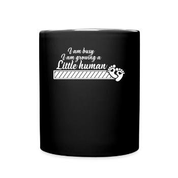 Grossesse Maman enceinte bébé enceinte - Mug uni - noir - Devant