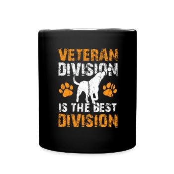 Flyball Canine Sport Agility Parcour Dog - Tasse einfarbig - Schwarz - Vorne