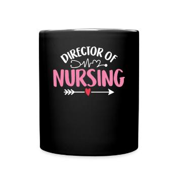 Directeur des soins infirmiers Drôle RN Infirmière en soins de santé - Mug uni - noir - Devant