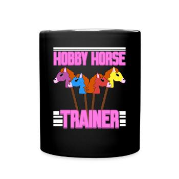 Hobby Cheval Hobby Équitation - Mug uni - noir - Devant