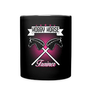 Équitation Hobby Cheval Hobby Horsing - Mug uni - noir - Devant