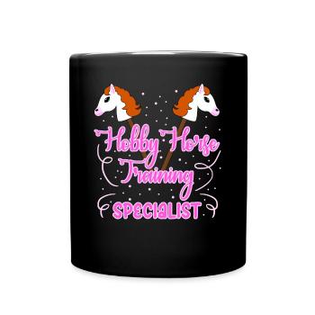 Hobby Horse Riding Hobbyhorse - Full Colour Mug - black - Front
