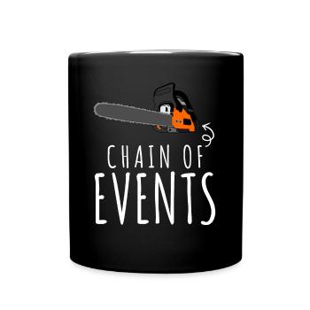 Chainsaws Chainsaw Chain Saw - Full Colour Mug - black - Front