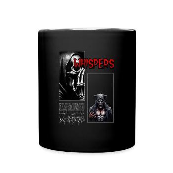 Whispers - Tasse einfarbig - Schwarz - Vorne