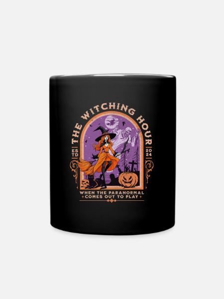 Hexenstunde - Tasse einfarbig - Schwarz